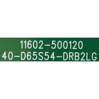 LED DRIVER PARA TV TCL / NUMERO DE PARTE 30835-000007 / 40-D65S54-DRB2LG /11602-500125 / V8-R51MT05-LC7V004 / NTM001516A / PANEL LVU650NDDJ / MODELO 65S546